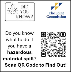 What to do if you have a hazardous material spill QR code